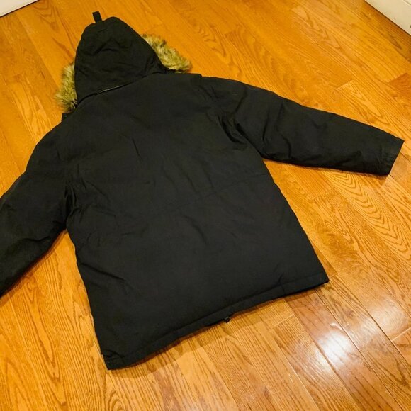 Schott NYC Snorkel Down Parka Jacket XL - Picture 12 of 14